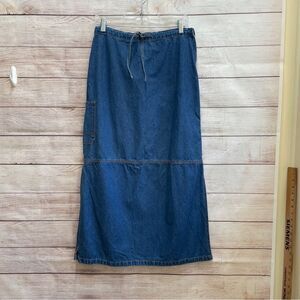 VINTAGE ARGEE MODEST DENIM MAXI‎ SKIRT
